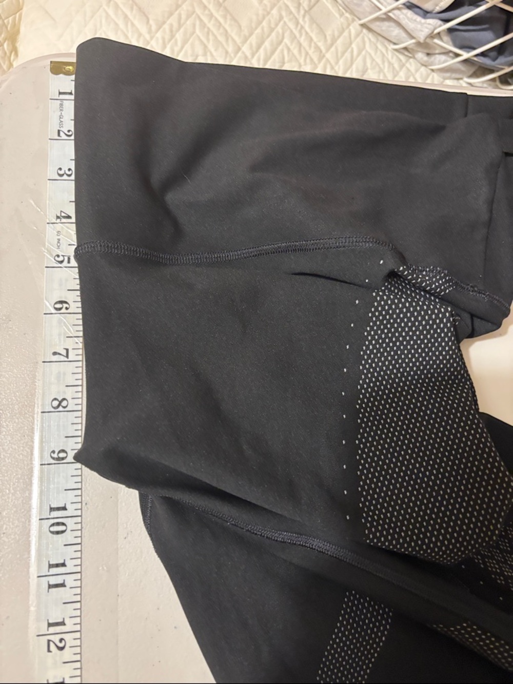 Lululemon High-Rise Mapped Out Black Patterned Performance Leggings Size 6 - Picture 7 of 7